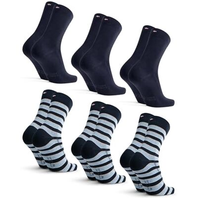 DANISH ENDURANCE Katoenen Sokken, Dames & Heren, Klassieke Stijl, 6 paar Chaussettes en Coton Biologique, Douces et Respirantes, avec Bandes Rafraîchissantes, pour le Bureau et le Quotidien, Unisexe 43-47 DANISH ENDURANCE Katoenen Sokken, Dames & Heren, Klassieke Stijl, 6 paar Chaussettes en Coton Biologique, Douces et Respirantes, avec Bandes Rafraîchissantes, pour le Bureau et le Quotidien, Unisexe 43-47