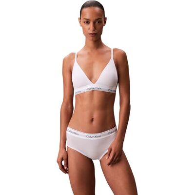 Calvin Klein Lightly Lined Triangle Lv00qf8498 Triangle Dames, Wit (wit), XL XL Calvin Klein Lightly Lined Triangle Lv00qf8498 Triangle Dames, Wit (wit), XL XL