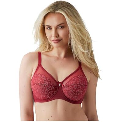 Wacoal Basic Beauty Contour T-shirt beha voor dames, Rood Regina 90H Wacoal Basic Beauty Contour T-shirt beha voor dames, Rood Regina 90H