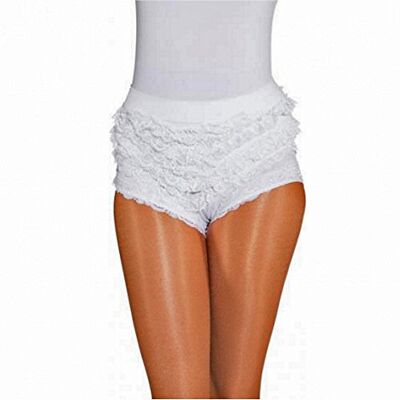 Orlob Carnaval Kinderen/Dames Slipje met ruches Wit (XXL/XXXL) Orlob Carnaval Kinderen/Dames Slipje met ruches Wit (XXL/XXXL)