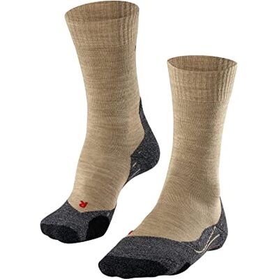 Falke TK2 Wandelsokken voor dames, merinowol, zwart, grijs, warme kleuren, ademend, sneldrogend, anti-blazen, 1 paar Falke TK2 Wandelsokken voor dames, merinowol, zwart, grijs, warme kleuren, ademend, sneldrogend, anti-blazen, 1 paar