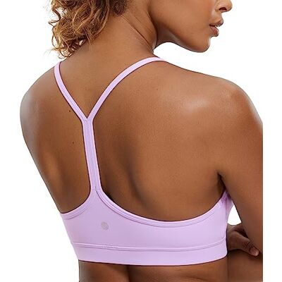 CRZ YOGA lage impact gewatteerde sportbeha voor dames, Y racer rug, spaghettibandjes, yoga, beha, tops, XS XS CRZ YOGA lage impact gewatteerde sportbeha voor dames, Y racer rug, spaghettibandjes, yoga, beha, tops, XS XS