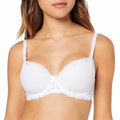 Triumph Vrouwen moderne finesse Wp volledige dekking beha, BRON, 85F, wit (03), 110E 110E Triumph Vrouwen moderne finesse Wp volledige dekking beha, BRON, 85F, wit (03), 110E 110E