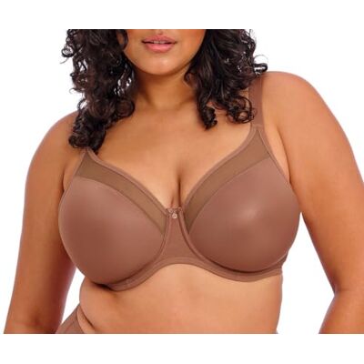 Elomi damesbeha in grote maten, gladde onderdraad, gebogen beha, T-shirt voor dames, Kruidnagel, 90J 90J Elomi damesbeha in grote maten, gladde onderdraad, gebogen beha, T-shirt voor dames, Kruidnagel, 90J 90J