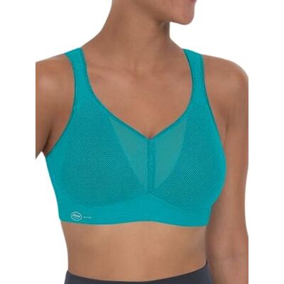 Anita Twin Sportbeha voor dames, Pauw 105AA Anita Twin Sportbeha voor dames, Pauw 105AA