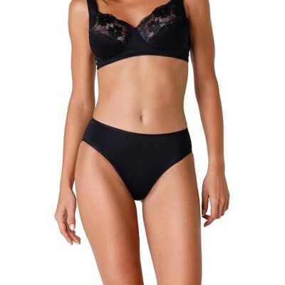 Lovable Midi In Microvezel Massima Invisibiliteit Onzichtbare Midi Slip van Microvezel Uitstekende Onzichtbaarheid Dames (1 stuk), zwart. 44 Lovable Midi In Microvezel Massima Invisibiliteit Onzichtbare Midi Slip van Microvezel Uitstekende Onzichtbaarheid Dames (1 stuk), zwart. 44