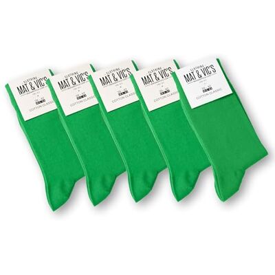 Mat and Vic's Mat & Vic's Herensokken, set van 5 of 10 paar, van katoen, klassiek, comfortabel en ademend 39-42 EU Mat and Vic's Mat & Vic's Herensokken, set van 5 of 10 paar, van katoen, klassiek, comfortabel en ademend 39-42 EU