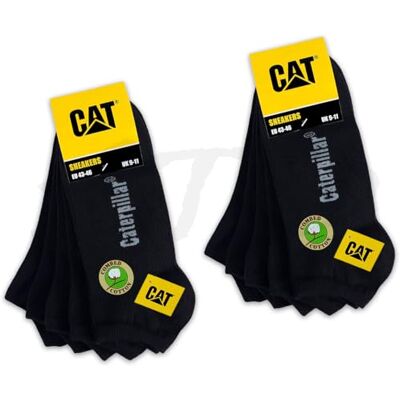 CAT 10 paar ERPILLAR SNEAKERS sportsokken ademende werkschoenen hoge enkelsokken EU 39-42, 43-46, 47-50 39-42 CAT 10 paar ERPILLAR SNEAKERS sportsokken ademende werkschoenen hoge enkelsokken EU 39-42, 43-46, 47-50 39-42
