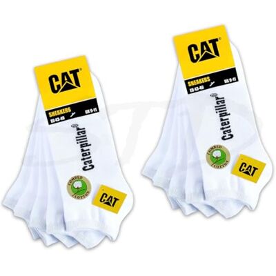 CAT 10 paar ERPILLAR SNEAKERS sportsokken ademende werkschoenen hoge enkelsokken EU 39-42, 43-46, 47-50 39-42 CAT 10 paar ERPILLAR SNEAKERS sportsokken ademende werkschoenen hoge enkelsokken EU 39-42, 43-46, 47-50 39-42