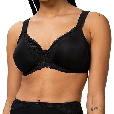 Triumph Modern Lace+Cotton W Dames BH, zwart. 100C Triumph Modern Lace+Cotton W Dames BH, zwart. 100C