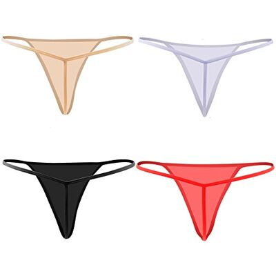 Closecret Katoenen ondergoed, eenvoudige dameslingerie G-string en T-rug, model 2, L-XL L-XL Closecret Katoenen ondergoed, eenvoudige dameslingerie G-string en T-rug, model 2, L-XL L-XL
