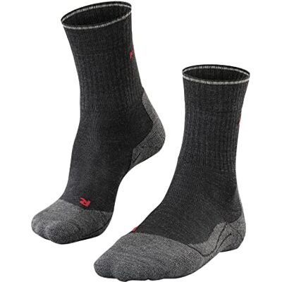 Falke TK2 Wool Silk wandelsokken voor dames, gemiddelde voering, anti-blaren, warm, zacht, halfhoog, ademend, klimaatregulerend, geurremmend, wol, functioneel garen, 1 paar Falke TK2 Wool Silk wandelsokken voor dames, gemiddelde voering, anti-blaren, warm, zacht, halfhoog, ademend, klimaatregulerend, geurremmend, wol, functioneel garen, 1 paar