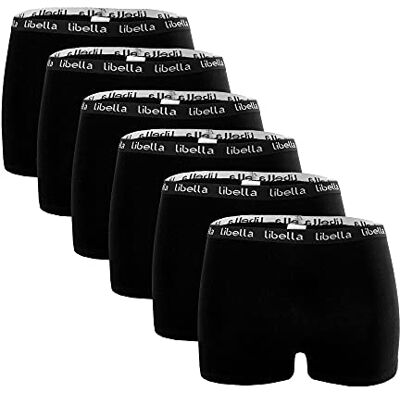Libella ® Panties 3407 Boxershorts voor dames, katoen, verpakking van 6 stuks M Libella ® Panties 3407 Boxershorts voor dames, katoen, verpakking van 6 stuks M