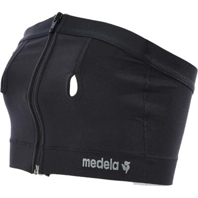Medela Easy Expression Bustier: bustier om je handen vrij te hebben, maat S, zwart Medela Easy Expression Bustier: bustier om je handen vrij te hebben, maat S, zwart