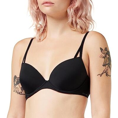 Calvin Klein Dames halve beha Lift, zwart 80B Calvin Klein Dames halve beha Lift, zwart 80B