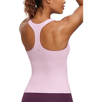 CRZ YOGA Butterluxe beha met racerback, Pivoine Rose 36 CRZ YOGA Butterluxe beha met racerback, Pivoine Rose 36