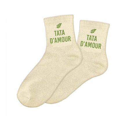 STC Love Tata Pailletten Sokken STC Love Tata Pailletten Sokken