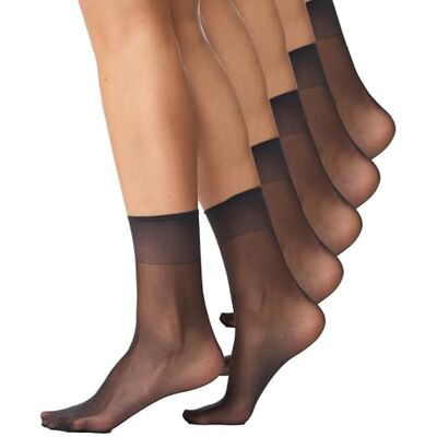 Nur Die Dames Sokken, 15 DEN (5 stuks) Eén maat Nur Die Dames Sokken, 15 DEN (5 stuks) Eén maat