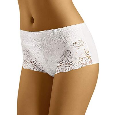 Wolbar Dames Shorty Lace Diamond 3508, Wit. XL Wolbar Dames Shorty Lace Diamond 3508, Wit. XL