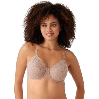 Wacoal Back Appeal Underwire beha met volledige afdekking voor dames, Roebuck 110E Wacoal Back Appeal Underwire beha met volledige afdekking voor dames, Roebuck 110E