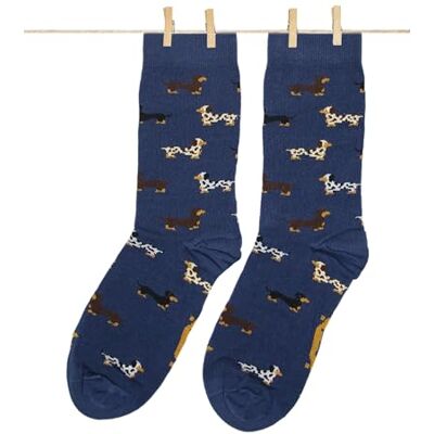 Roits Teckels blauwe damessokken 36-40 fantasiesokken voor honden, origineel, grappig, meerkleurig 36-40 Roits Teckels blauwe damessokken 36-40 fantasiesokken voor honden, origineel, grappig, meerkleurig 36-40