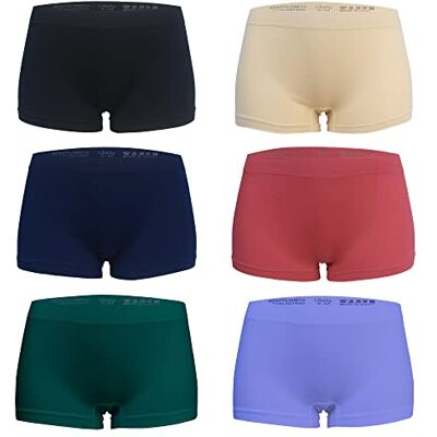 Libella set van 6 stuks damesslips met lage taille, naadloze microvezel 3908 L-XL Libella set van 6 stuks damesslips met lage taille, naadloze microvezel 3908 L-XL