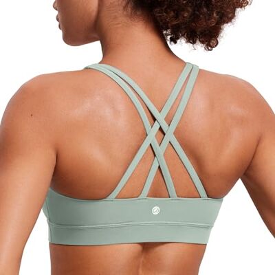 CRZ YOGA Sportbeha voor dames, yoga, fitness, afneembaar, zonder beugel, M M CRZ YOGA Sportbeha voor dames, yoga, fitness, afneembaar, zonder beugel, M M