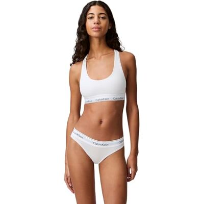 Calvin Klein bikini dames katoen, Wit. XS Calvin Klein bikini dames katoen, Wit. XS