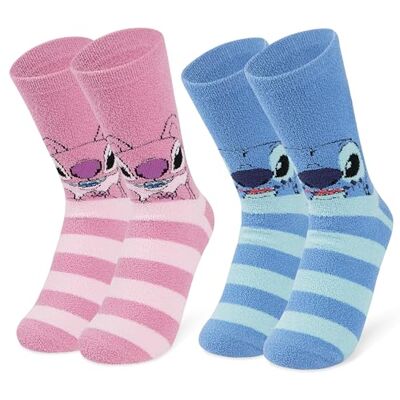 Disney Damessokken, 2 paar, antislip, Stitch Mickey Minnie Baby Yoda 35/41 EU Disney Damessokken, 2 paar, antislip, Stitch Mickey Minnie Baby Yoda 35/41 EU