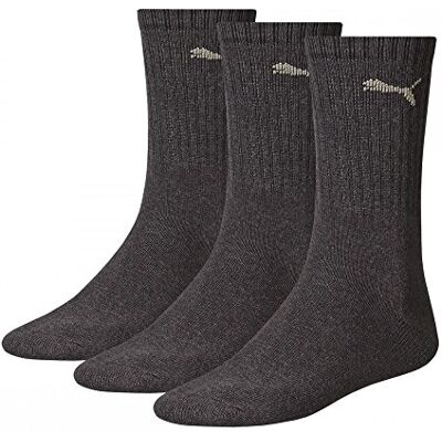 Puma Sportsokken SocksHosiery uniseks, Antraciet (Grey), universele maat Puma Sportsokken SocksHosiery uniseks, Antraciet (Grey), universele maat