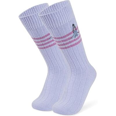 Disney Antislipsokken voor dames, pantoffelsokken voor dames, fantasie, Stitch, Minnie Iejoor, één maat, Iejoor paars 35/41 EU Disney Antislipsokken voor dames, pantoffelsokken voor dames, fantasie, Stitch, Minnie Iejoor, één maat, Iejoor paars 35/41 EU