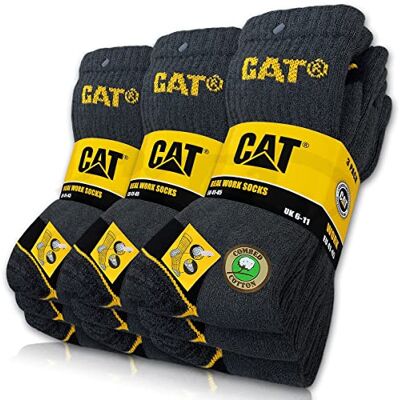 CAT ® Real Work Socks Werksokken, 9 paar, voor dames en heren, maat 35-50 39-42 CAT ® Real Work Socks Werksokken, 9 paar, voor dames en heren, maat 35-50 39-42