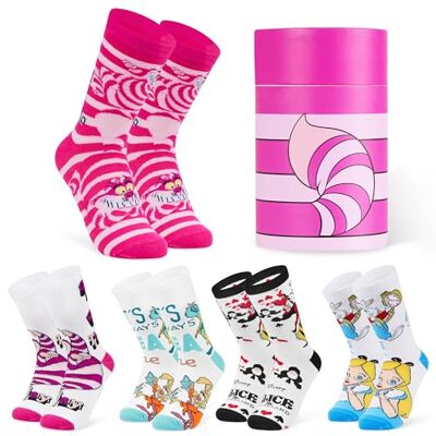 Disney Damessokken, fantasie, 5 paar damessokken, 35-41, origineel cadeau-idee, humor, volwassenen of tieners, meisjes Eén maat Disney Damessokken, fantasie, 5 paar damessokken, 35-41, origineel cadeau-idee, humor, volwassenen of tieners, meisjes Eén maat