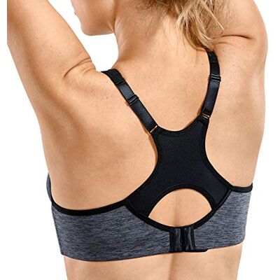 SYROKAN Sportbeha voor dames, essen, bloemen, donker, 110 g 110 G SYROKAN Sportbeha voor dames, essen, bloemen, donker, 110 g 110 G