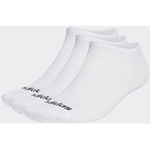 Adidas Mixte Thin Linear Low-Cut Socks 3 Pairs, White/Black, 45-48 EU Adidas Mixte Thin Linear Low-Cut Socks 3 Pairs, White/Black, 45-48 EU