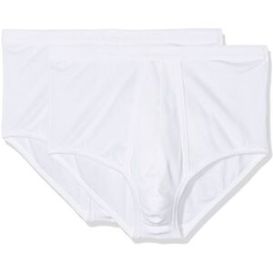 Athena Basic Bio 9820 herenslip (2 stuks), Wit/Wit Witte riem, 4XL 4XL Athena Basic Bio 9820 herenslip (2 stuks), Wit/Wit Witte riem, 4XL 4XL