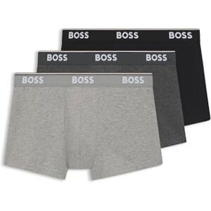 Boss Set van 3 boxershorts voor heren, grijs. S Boss Set van 3 boxershorts voor heren, grijs. S