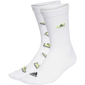 Adidas Run x Ultraboost Love Graphic Crew Sokken, uniseks, 2 paar Adidas Run x Ultraboost Love Graphic Crew Sokken, uniseks, 2 paar
