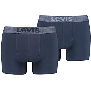Levis Melange Waistband Organic Cotton Men's Boxer Briefs 2 Pack heren boxershorts, Mood Indigo, XXL XXL Levis Melange Waistband Organic Cotton Men's Boxer Briefs 2 Pack heren boxershorts, Mood Indigo, XXL XXL
