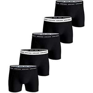 Björn Borg Boxershorts voor heren, verpakking van 5 stuks, Zwarte Schoonheid, XL XL Björn Borg Boxershorts voor heren, verpakking van 5 stuks, Zwarte Schoonheid, XL XL