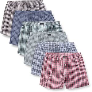 Lower East Boxershorts voor heren, 6 stuks, meerkleurig (6 stuks), L L Lower East Boxershorts voor heren, 6 stuks, meerkleurig (6 stuks), L L