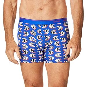 Calvin Klein Underwear CK One Micro Boxer Briefs Herenondergoed Logo Step Print-waterkoker Blauw XS, Logo Step Print Waterkoker Blauw XS, Step Print logo waterkoker in de kleur blauw XS