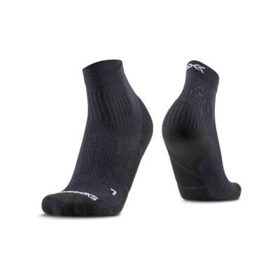 X-SOCKS Core Natural sokken ideaal voor hardlopen, fietsen en wintersport, biologisch katoen en lyocell, bescherming van achillespees en gewrichten, zwart/houtskool, 35-38 X-SOCKS Core Natural sokken ideaal voor hardlopen, fietsen en wintersport, biologisch katoen en lyocell, bescherming van achillespees en gewrichten, zwart/houtskool, 35-38