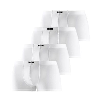s.Oliver Mh-35h_ls Boxershorts voor heren (4 stuks), 4 x wit M s.Oliver Mh-35h_ls Boxershorts voor heren (4 stuks), 4 x wit M