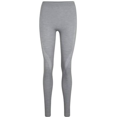 Falke Wool-Tech Long M TI wol, sneldrogend, 1 stuk, onderlaag voor heren, grijs (Grey-Heather 3757), XL Falke Wool-Tech Long M TI wol, sneldrogend, 1 stuk, onderlaag voor heren, grijs (Grey-Heather 3757), XL