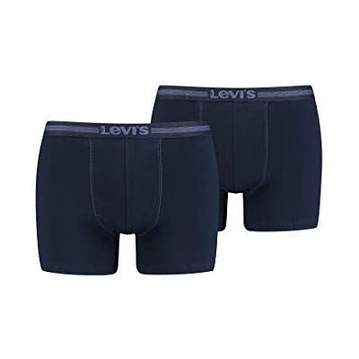 Levis Set van 2 boxershorts voor heren, marineblauw, S, Navy Blauw S Levis Set van 2 boxershorts voor heren, marineblauw, S, Navy Blauw S