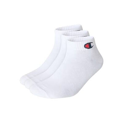 Champion Core Socks 3pp Quarter sokken Unisex, Wit., 35-38 35-38 Champion Core Socks 3pp Quarter sokken Unisex, Wit., 35-38 35-38