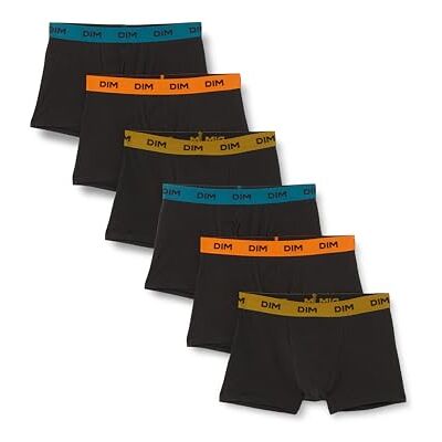 DIM. Boxershorts voor heren, mix en kleuren, katoen, stretch, comfort, 6 stuks XXL DIM. Boxershorts voor heren, mix en kleuren, katoen, stretch, comfort, 6 stuks XXL