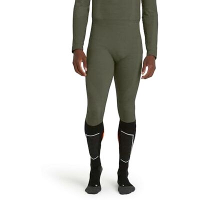 Falke Wool-Tech Long M TI wol, sneldrogend, 1 stuk, onderlaag voor heren, groen (Olive 7830), S Falke Wool-Tech Long M TI wol, sneldrogend, 1 stuk, onderlaag voor heren, groen (Olive 7830), S