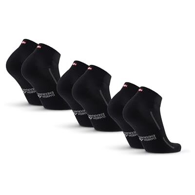 DANISH ENDURANCE Sportsokken van katoen, set van 3 of 6, zwart, 3 stuks, 43-47 43-47 DANISH ENDURANCE Sportsokken van katoen, set van 3 of 6, zwart, 3 stuks, 43-47 43-47